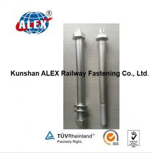 Torshear bolt with safty nut and washer